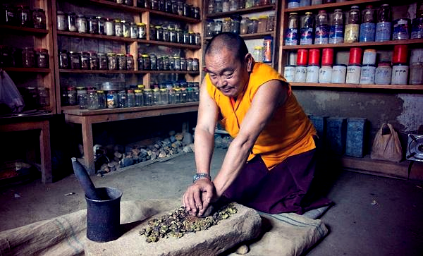 Pratique de la médecine tibétaine Sowa Rigpa – préparation de remèdes traditionnels